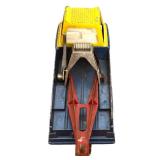 FR- Two Hurley Vintage Pressed Steel Toy Trucks, Tow Truck and Dump Truck and Coca-Cola Delivery Truck