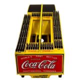 FR- Two Hurley Vintage Pressed Steel Toy Trucks, Tow Truck and Dump Truck and Coca-Cola Delivery Truck