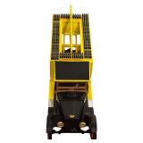 FR- Two Hurley Vintage Pressed Steel Toy Trucks, Tow Truck and Dump Truck and Coca-Cola Delivery Truck