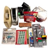 FR - Large Lot of Office Supplies and Organizers with File Sorters, Desk Accessories, and Sheet Protectors