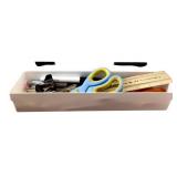 FR - Large Lot of Office Supplies and Organizers with File Sorters, Desk Accessories, and Sheet Protectors