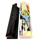 FR - Large Lot of Office Supplies and Organizers with File Sorters, Desk Accessories, and Sheet Protectors