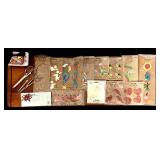 K - Collection of Roeda Embellish Your Story Magnets, Scissors, and Tin Boxes