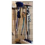 B - Canister Vacuum with Accessories and Lot of Cleaning Tools