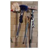 B - Canister Vacuum with Accessories and Lot of Cleaning Tools