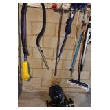 B - Canister Vacuum with Accessories and Lot of Cleaning Tools