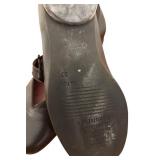 LR - Beautifeel Black Leather Mary Jane Shoes Size 37 and Brown Leather Gloves