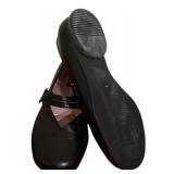 LR - Beautifeel Black Leather Mary Jane Shoes Size 37 and Brown Leather Gloves