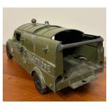 LR/FR - 2 Vintage Hubley Bell Telephone Service Toy Metal Trucks