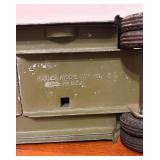 LR/FR - 2 Vintage Hubley Bell Telephone Service Toy Metal Trucks