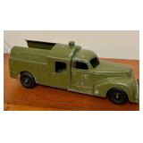 LR/FR - 2 Vintage Hubley Bell Telephone Service Toy Metal Trucks