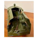 LR/FR - 2 Vintage Hubley Bell Telephone Service Toy Metal Trucks