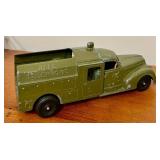 LR/FR - 2 Vintage Hubley Bell Telephone Service Toy Metal Trucks