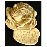 K - Harmony Kingdom Frog Lapel Pin & Lord Byron