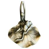 DR - 15-Inch Double Lily Art Nouveau Style Table Lamp with Glass Shades