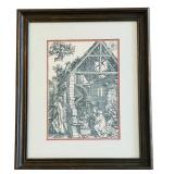 DR - Albrecht Dürer, The Adoration of the Shepherds (Nativity) (The Life of the Virgin)