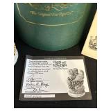 DR - Harmony Kingdom Zookeepers Collection Ivory Tower Limited Edition Owl Figurine with Box