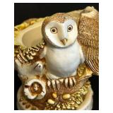 DR - Harmony Kingdom Zookeepers Collection Ivory Tower Limited Edition Owl Figurine with Box
