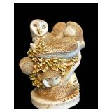 DR - Harmony Kingdom Zookeepers Collection Ivory Tower Limited Edition Owl Figurine with Box