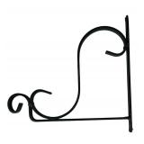 FR - Collection of Vintage Decorative Black Wrought Iron Wall Brackets and Hooks