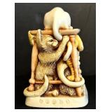 K - Harmony Kingdom Roly Poly Liz Trinket Box & Harmony Kingdom Tony