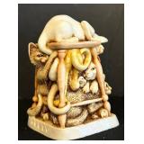 K - Harmony Kingdom Roly Poly Liz Trinket Box & Harmony Kingdom Tony