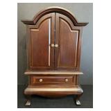 DR - Wooden Jewelry Armoire Cabinet