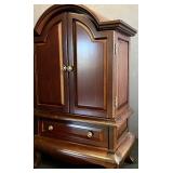 DR - Wooden Jewelry Armoire Cabinet