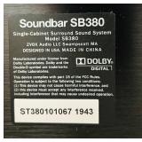 FR - ZVOX SB380 and ZVOX 320 Single-Cabinet Surround Sound Systems with Remote