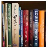 FR - Collection of 24 Fiction and Nonfiction Books Including Cookbooks and Novels