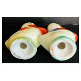 K - Vintage Duck Shaped Salt and Pepper Shakers, 3 Inch Ceramic Pair