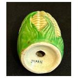 K - Shawnee Vintage Pottery Corn Ware Pitcher and Japan Corn Salt Shaker, 5 Inch