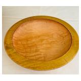 FR - Wooden Dough Bowl Set with 14in Munsing, Curly Maple Bowl, Rolling Pin, and Pastry Cloth