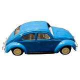 FR - Set of 2 Vintage Volkswagen Beetle Toy Cars, Red and Blue