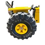 FR - Vintage Tonka Yellow Metal Backhoe Loader Toy