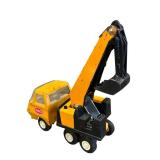 FR - Vintage Tonka Metal Toy Crane and Bulldozer Set