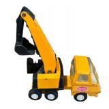 FR - Vintage Tonka Metal Toy Crane and Bulldozer Set