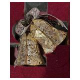 FR - Set of 3 Baldwin Brass Ornaments - Bells, Angel, and Owl