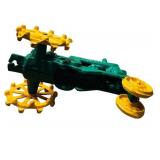 FR - Vintage John Deere Cast Iron Toy Tractor 8 Inch