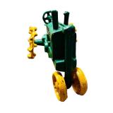 FR - Vintage John Deere Cast Iron Toy Tractor 8 Inch
