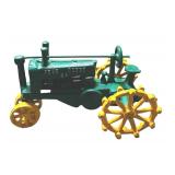 FR - Vintage John Deere Cast Iron Toy Tractor 8 Inch