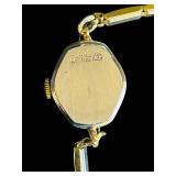 K - Lot of 2 Vintage Ladies Wristwatches Gruen Precision and Benrus