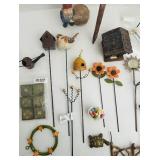 FR - Fairy Garden Accessories Collection with Figurines, Houses, and Decorative Stakes