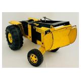 FR - Vintage Tonka XMB-975 Yellow Metal Front Loader Toy Tractor