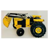 FR - Vintage Tonka XMB-975 Yellow Metal Front Loader Toy Tractor