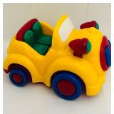 FR - Collection of 11 Assorted Toy Cars and Trucks Including Disney Pixar, Fire Truck, and Vintage Vehicles