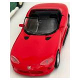 FR - Collection of 11 Assorted Toy Cars and Trucks Including Disney Pixar, Fire Truck, and Vintage Vehicles