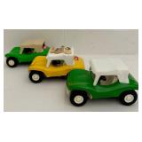 FR - Set of 4 Vintage Tonka Diecast Cars and Dune Buggies