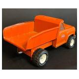FR - Vintage 14-Inch Tonka Orange Dump Truck Toy