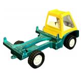 FR - Vintage Hubley Toy Log Truck with Wood Load